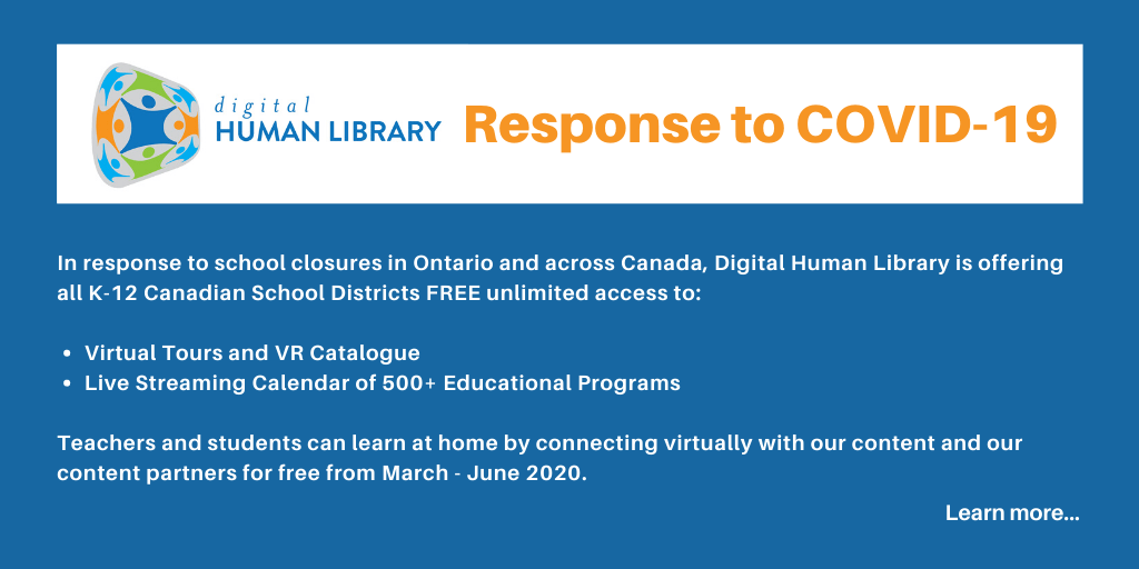 Responding to COVID-19: FREE Educational Live Streams, Virtual Tours & VR for K-12 School Districts