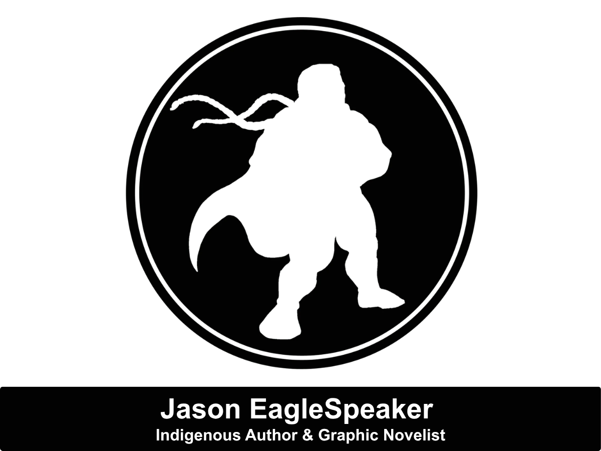 silhouette of indigenous man